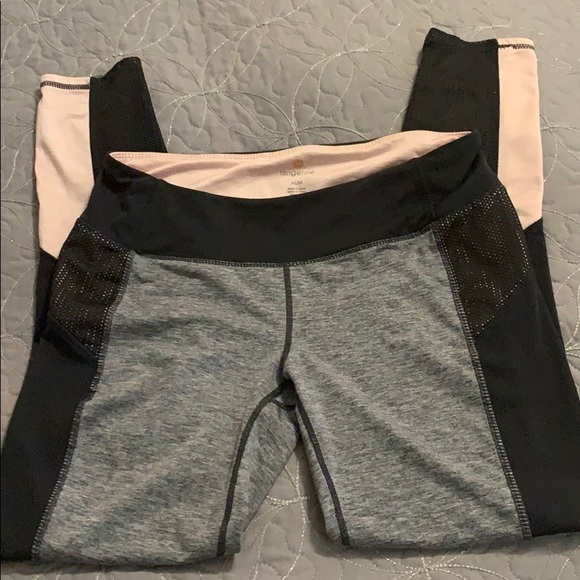 Tangerine Pants - Ladies sz med Workout or Yoga Pants Color Block